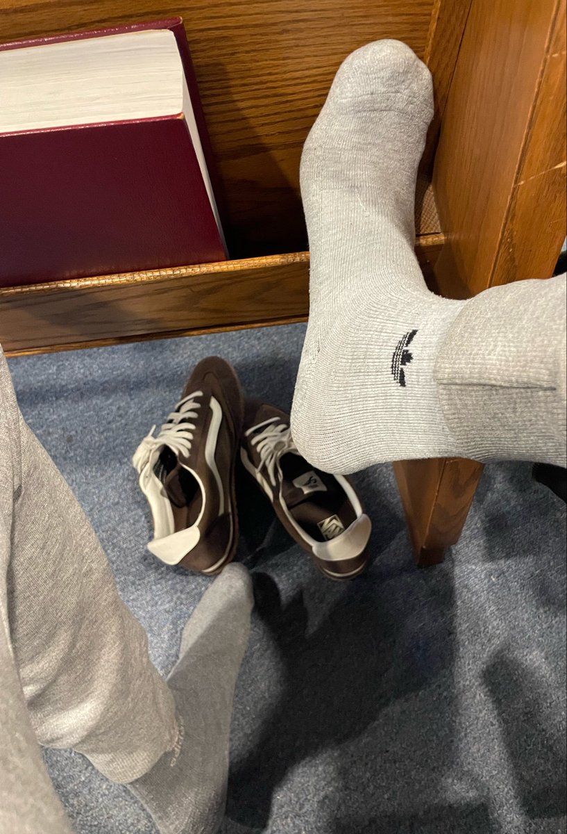 Futtherapy's tweet photo. Sunday service socks https://t.co/p7ens1fKxF