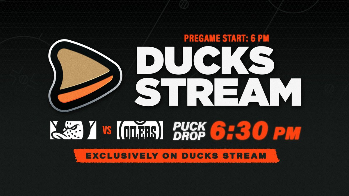 DucksStream's tweet photo. Game 4⃣ from the Pond tonight! https://t.co/NwkuodyM5k