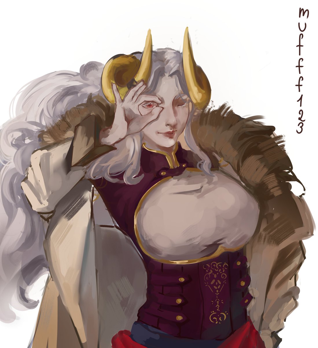 mufff123_art's tweet image. Finished piece of my friend's dnd character
#art #digitalart #Dnd #dungeonsanddragons