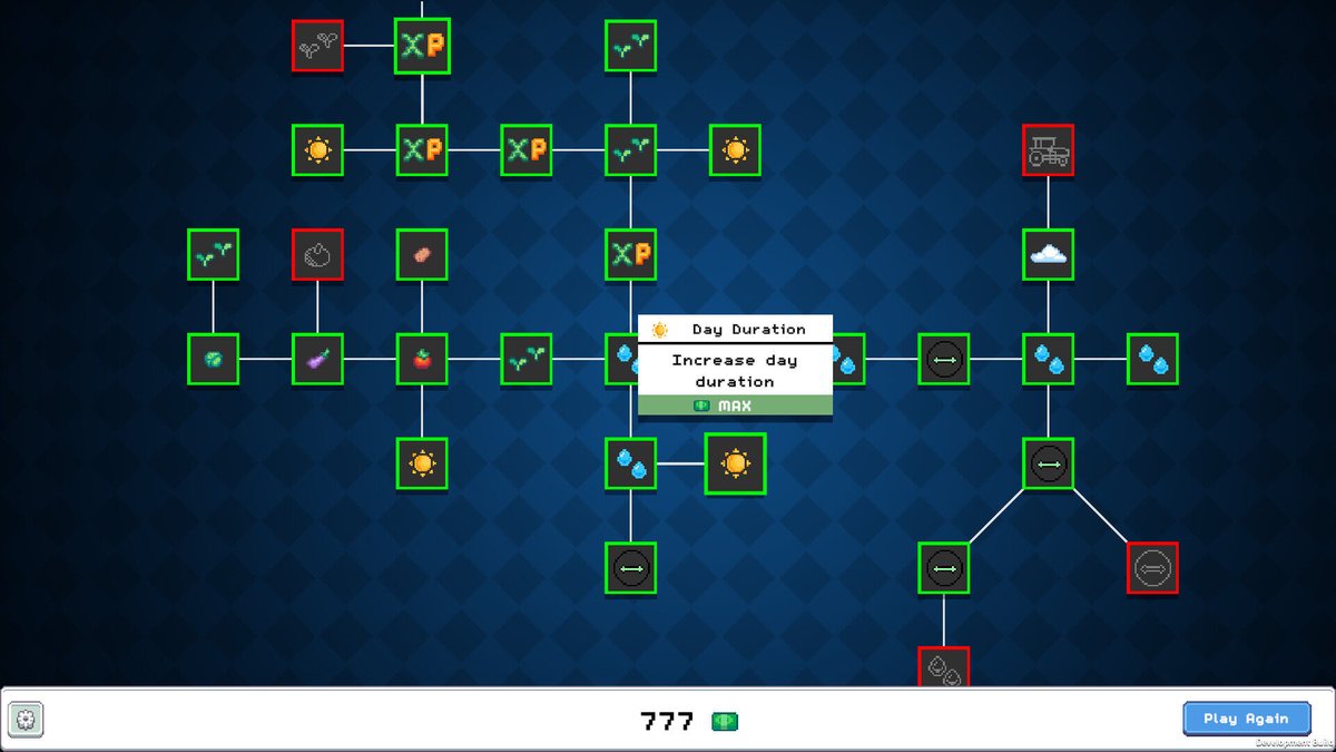 devsanddorks's tweet image. Water. Harvest. Upgrade. Repeat. A relaxing incremental game about growing your farm and chasing the next upgrade.

Keep Watering, an indie game by @gamearttales 💧 

Link below ⬇️ 
#indiegame #indiedev