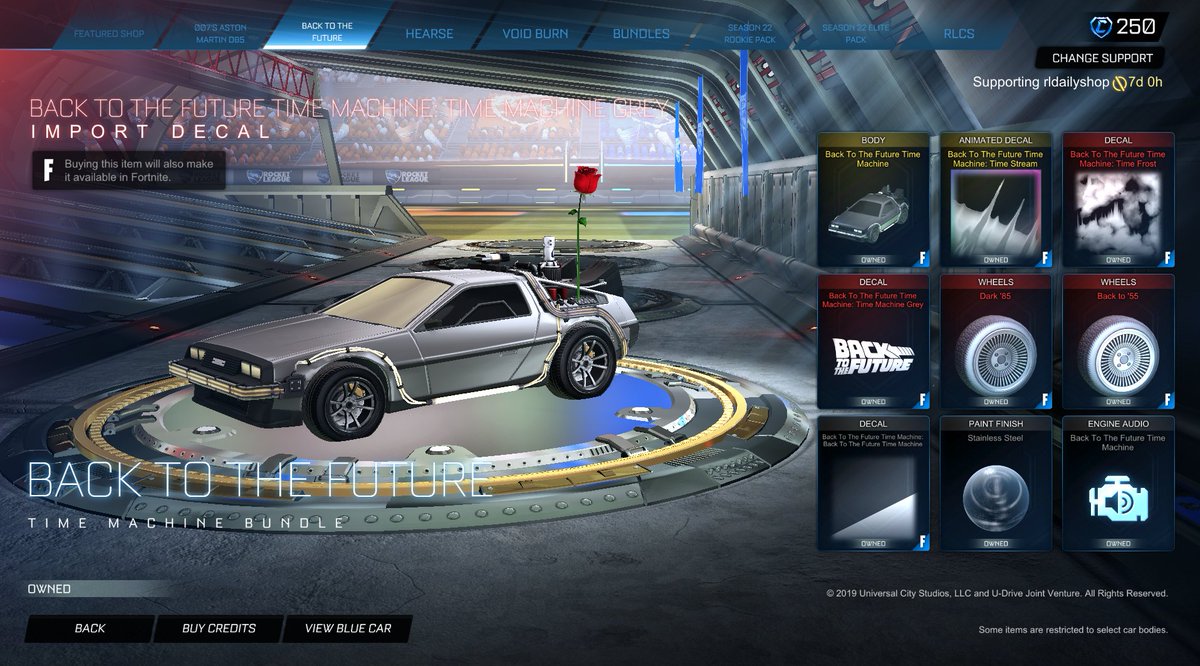 Rocket League Shop tweet media