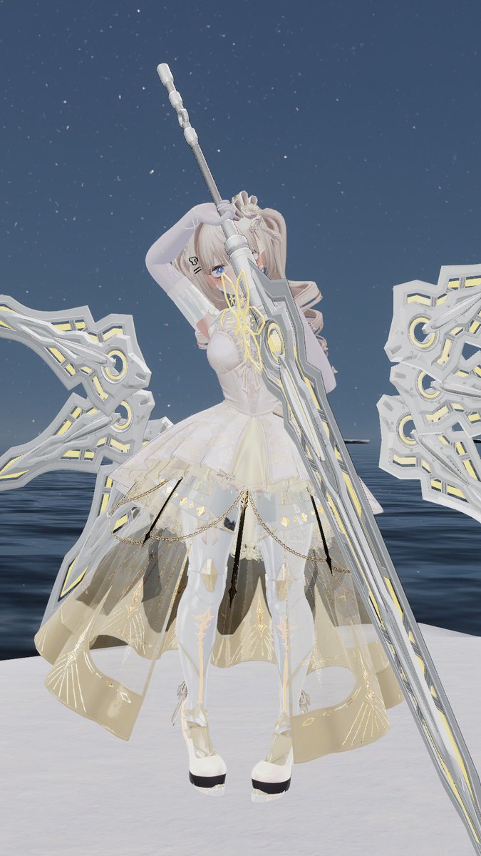 mottiri_sutek1's tweet photo. #vrc_ProjectAX #Milltina3D #ぶいちゃコーデ
いただいた武器、やっと改変ができた
お城と海での試し打ちと、 おしゃれもしてきました
かわいかっこよくできて最高〜〜〜〜〜 また合わせて改変する!ほまにありがとうございました https://t.co/9hmGoABHvn