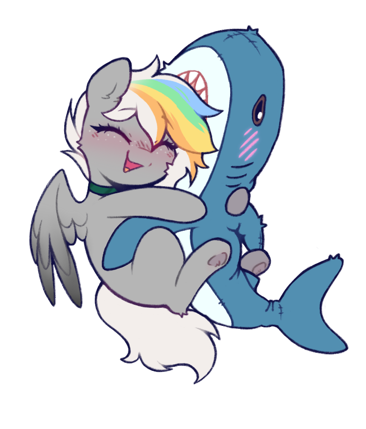 Flixanoa's tweet image. Last two SHORK YCH's for @YFbiagent! 🦈 [8/8] 
Thank you! #shark #ych #furry #mlp