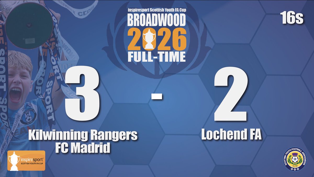 ScottishYouthFA's tweet image. 🏆 Full Time!

What a turnaround! @Madrid2010s  are the winners of our 16s Final! 🎉

And that’s a wrap on an incredible weekend 👏 Thanks to everyone who made it special!

Six Games. Six Trophies. ONE Incredible Weekend.

#SYFAinspireCup #inspired @inspiresport