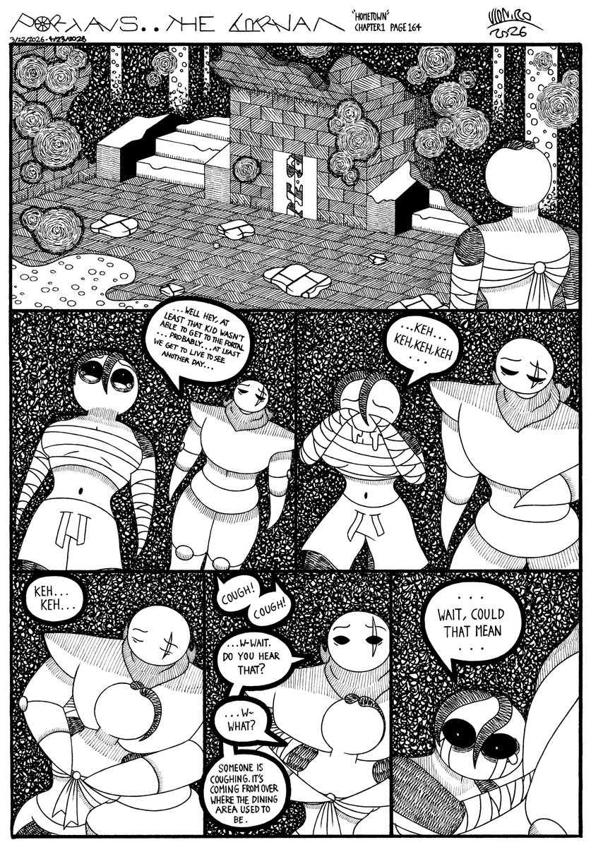 PortalsComic's tweet image. Portals: The Arrival (Chapter 1, Pages 164-167)
So much to take in, so much to grapple with, so much to worry about in your new future. The grief of your losses and burden of expectations is crushing you. #portalscomic #portalsthearrival #webcomic #scifi #scififantasy