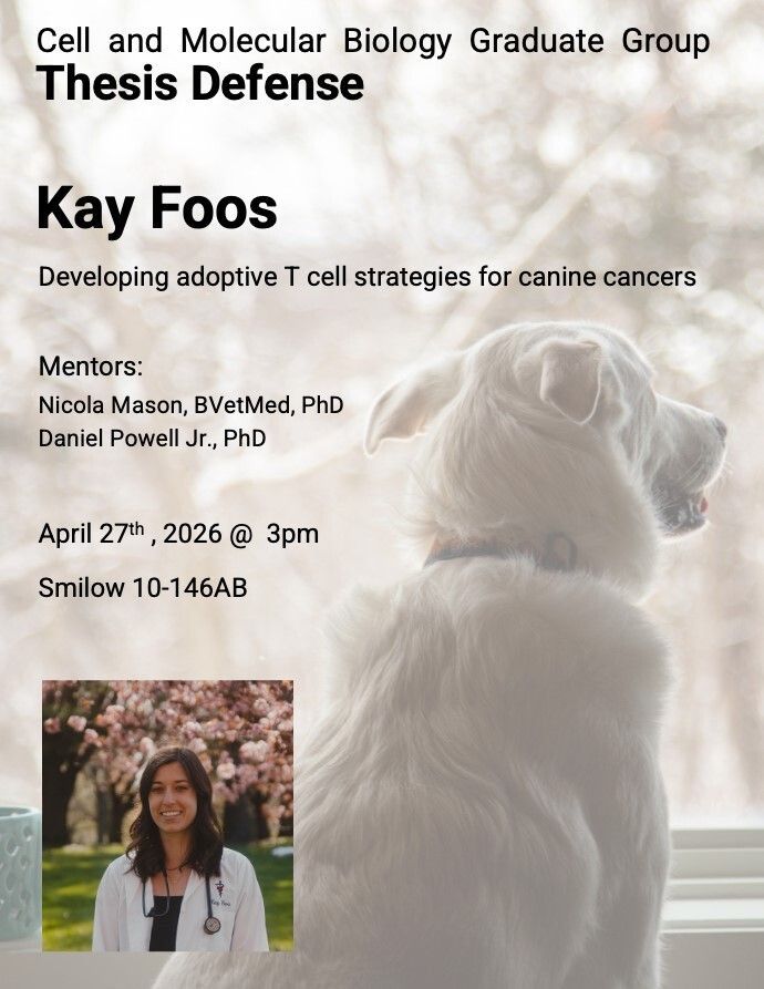 CAMBUpenn's tweet photo. Kay Foos in the Mason and @DJPowellLab s defends her thesis tomorrow! https://t.co/ixT4CnbjxH