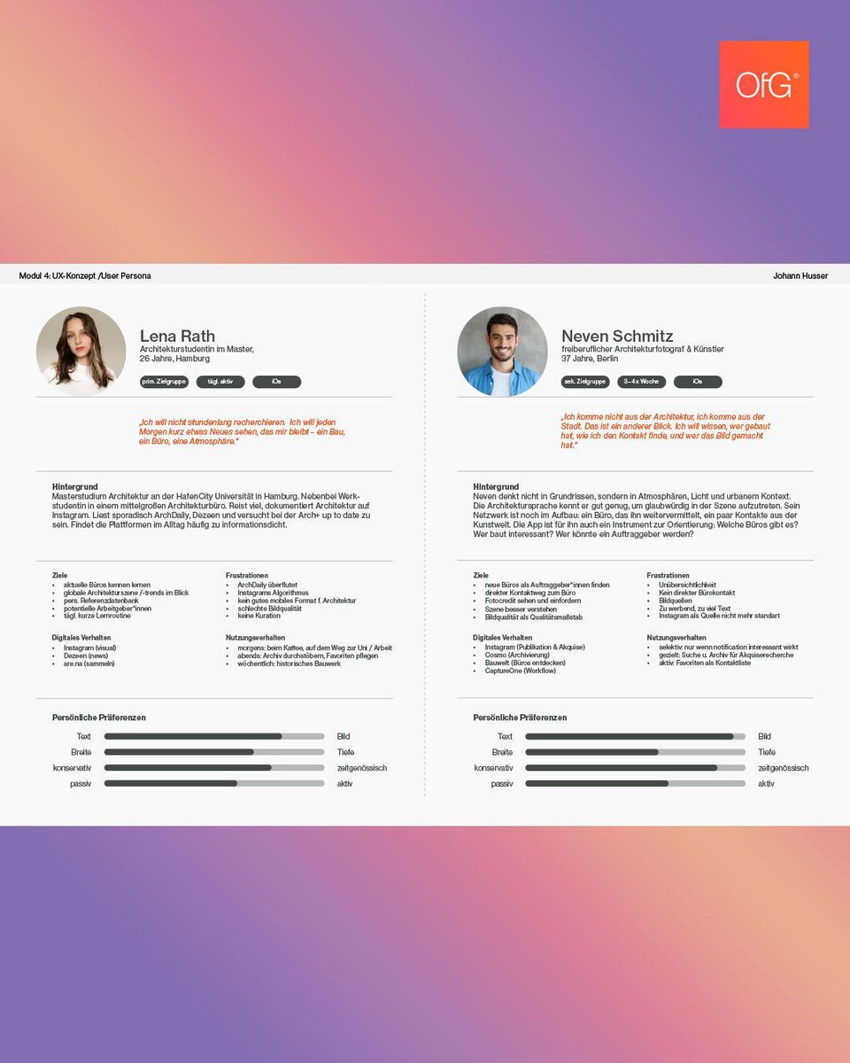 ofg's tweet image. OfG Modulaufgabe M4 UX-Konzept / App- und Website-Design by Johann Husser!

🚀 Get creative! Jetzt einen der begrenzten Teilnehmerplätze sichern!
ofg-studium.de/online-weiterb…

#ofg_gallery #ofg #onlineschulefürgestaltung #getcreative #uxdesign