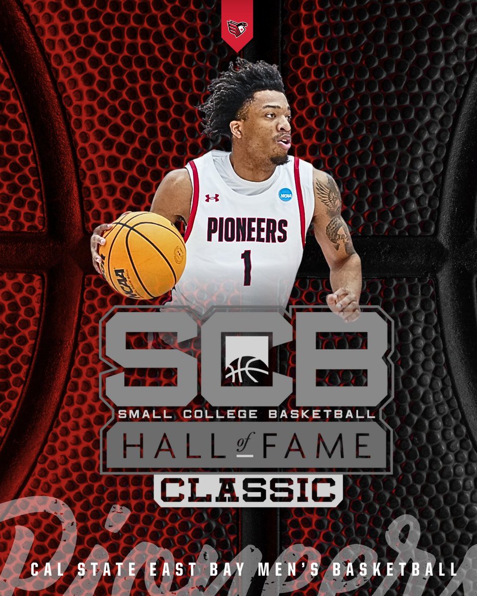 EastBayPioneers's tweet image. 🏀: The Pioneers have been selected to play in the 2026 Small College Basketball Hall of Fame Classic on November 7-8, 2026 to open their '26-'27 campaign. 

#bEBold | #ncaadii | #basketball