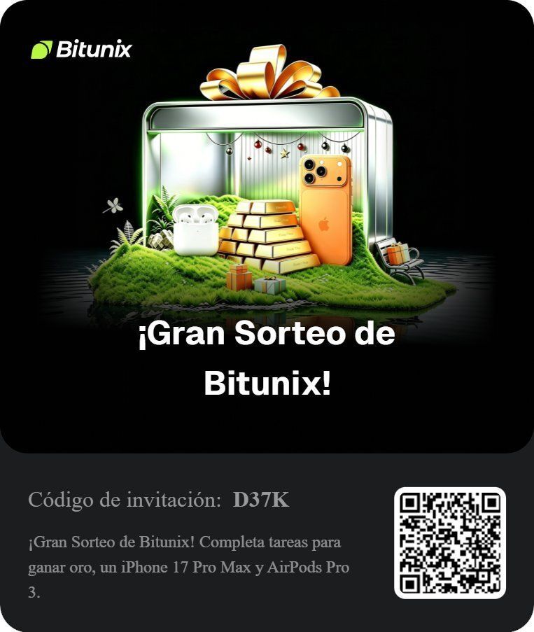 cryptopuxiii's tweet image. 🚨 ¡Arranca fuerte! 🚨

Gran Sorteo Bitunix 🎁

📱 iPhone 17 Pro Max + 🥇 oro
💰 12,000 USDT
🎟️ Empieza hoy a sumar tickets

👉 bitunix.com/register?vipCo…

#Crypto #Trading #Sorteo