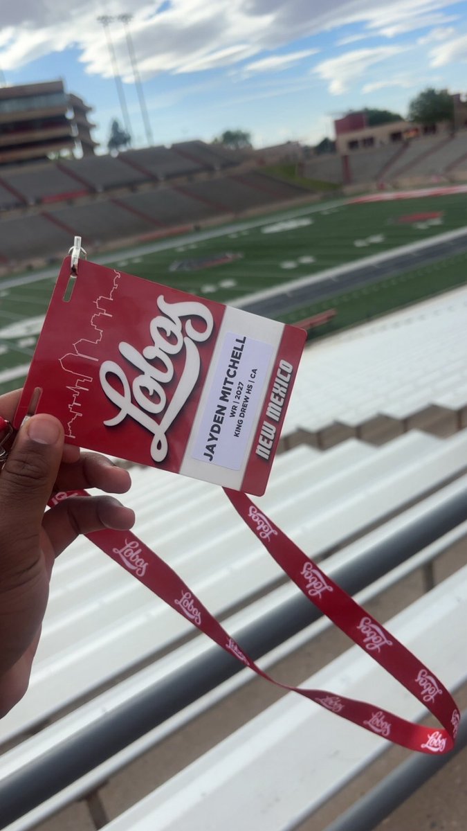_JaydenMitchell's tweet photo. Thank you to the University of New Mexico for having me. Had a great time Go Lobos!!🤘🏾 https://t.co/FsBV0dOQDq