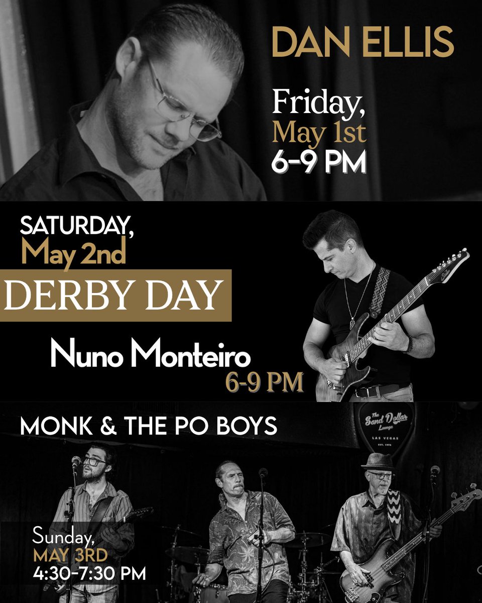 Three days, three sounds, one place to be.

Good music, great drinks, and a weekend worth settling into.