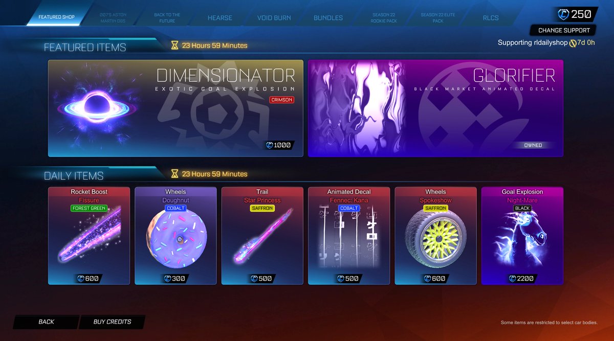 Rocket League Shop tweet media