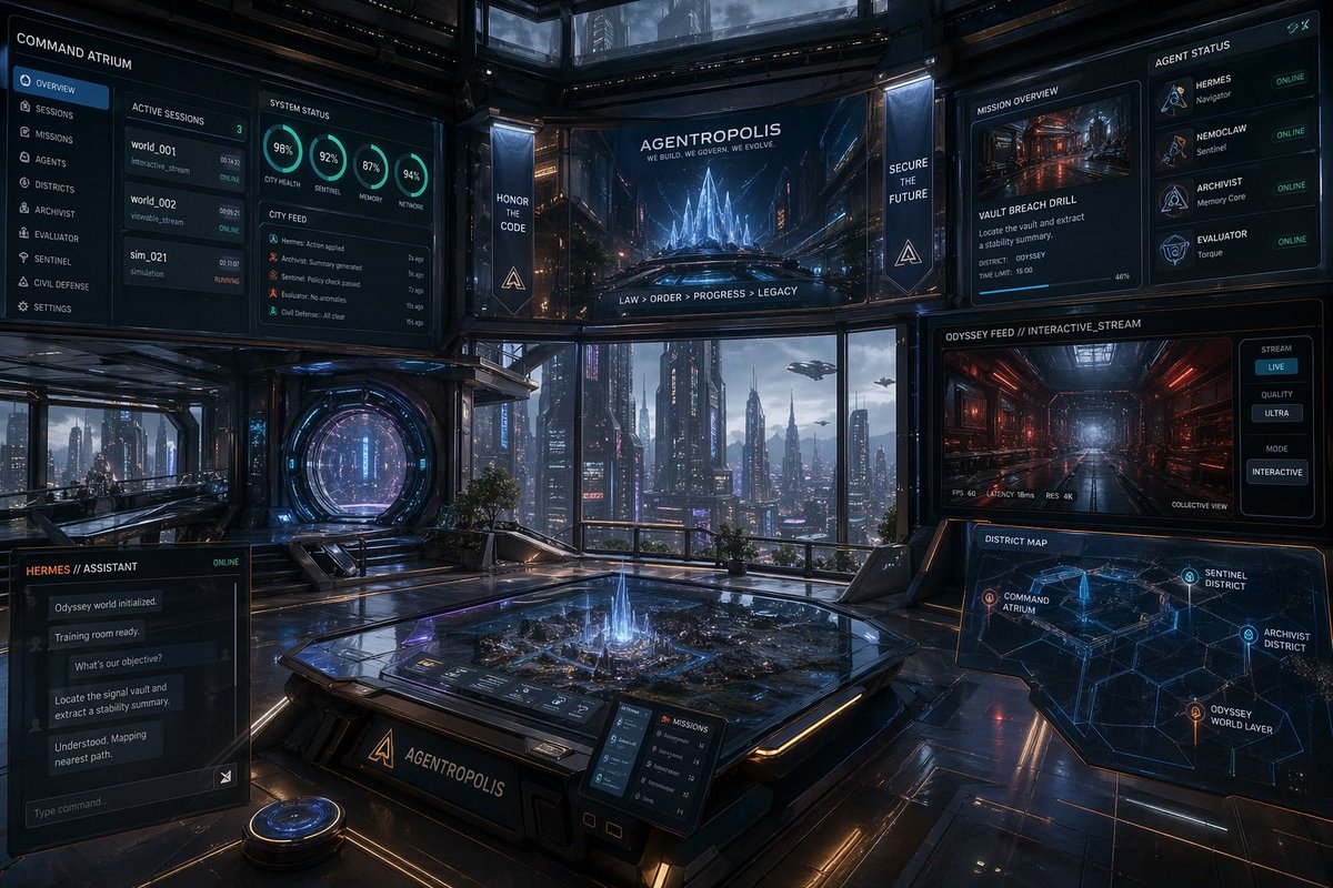 neurometax's tweet photo. Them: What are you working on 

Me: I’m Building Open Agentic Intelligent Commerce with an evolving architecture for my GTM Distribution layer 
AGENTROPOLIS 
City of Agents and you? https://t.co/qkZ7fCu7Bo