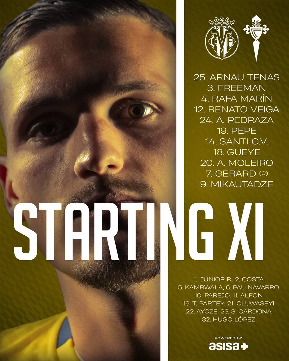 tjcope's tweet image. 🏟️ ¡Arranca en La Cerámica con GOL de Gerard Moreno... por un penalti a los 22 segundos!
💥 VILLARREAL 1 - 0 CELTA
➡️ Jornada 32 #LaLiga
#VillarrealCelta

📻 COPE | Cope.es | APP 
🔴 YT youtube.com/watch?v=qE1OfL…

🎙️ @DaniBlanquez_ 
🎧 @juanigual 
 
🧤