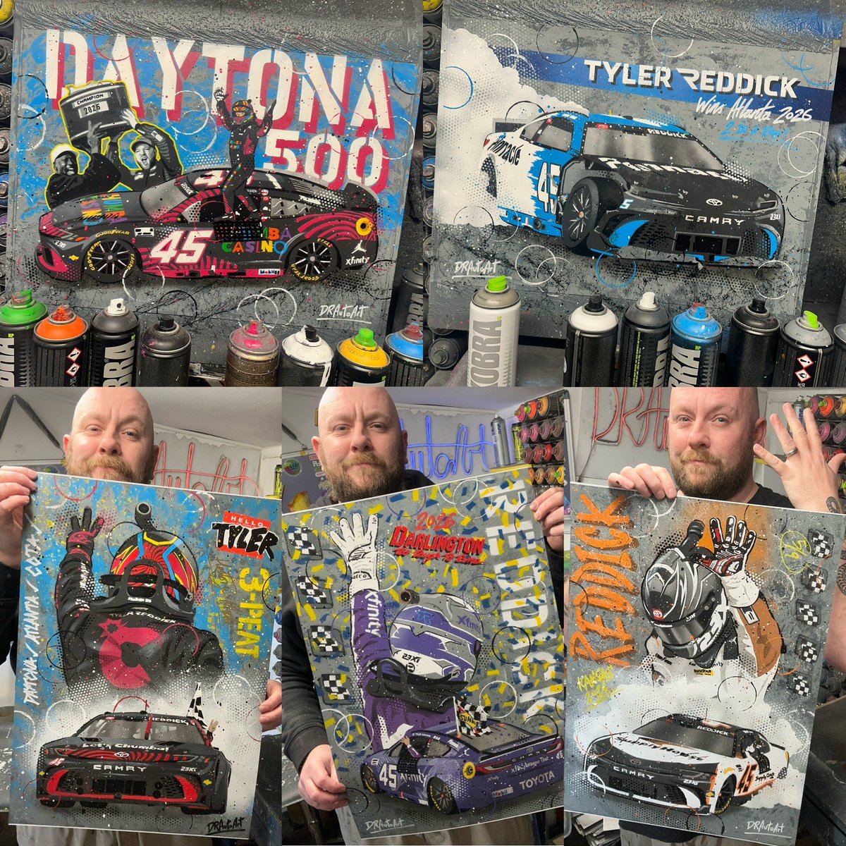DRAutoart's tweet photo. @NASCAR @TylerReddick @NASCARONFOX @23XIRacing No brainer! These two are a perfect fit with many more wins yet to come. If it ain’t broke… 💪🏻 https://t.co/zWb4NQ0GQG
