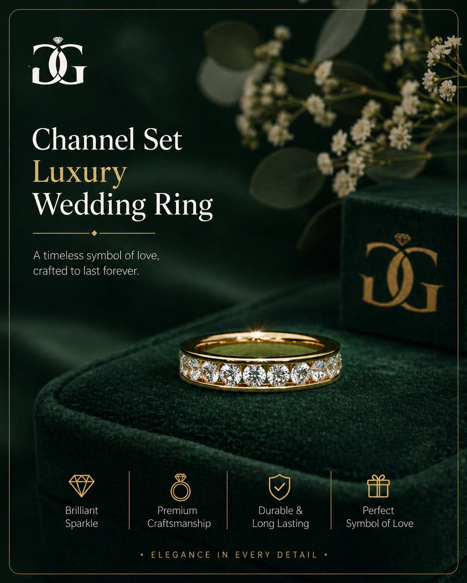 glemzeediamonds's tweet image. Discover the brilliance of our Channel Set Luxury Wedding Ring -a premium diamond ring designed for everlasting love, unmatched sparkle, and modern sophistication.  

Shop Now: glemzee.com/products/round…

#diamond #diamondrings #wedding #rings #band