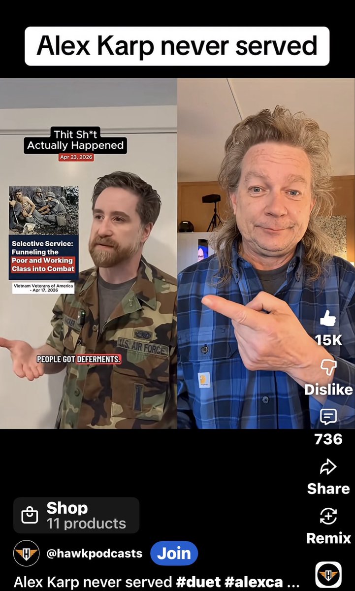 SunRiseghe7's tweet image. Alex Karp never served #duet #alexcarp #ceo #palantir #draft #military #... youtube.com/shorts/qZmao-h… via @YouTube look at this Draft plans for the poor not the rich