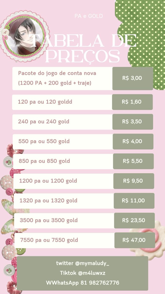 Zine 𐙚| Recargas Amor Doce tweet media