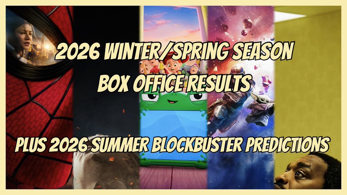 WHFGPodcast's tweet photo. We're almost halfway through the year, which means summer blockbuster season is right around the corner! @edgorteg and @HarrisHarrisev9 return with their annual box office predictions, along with a breakdown of Q1 of 2026. What are you most excited to see this summer? Tune in! https://t.co/bPIwBBYePR