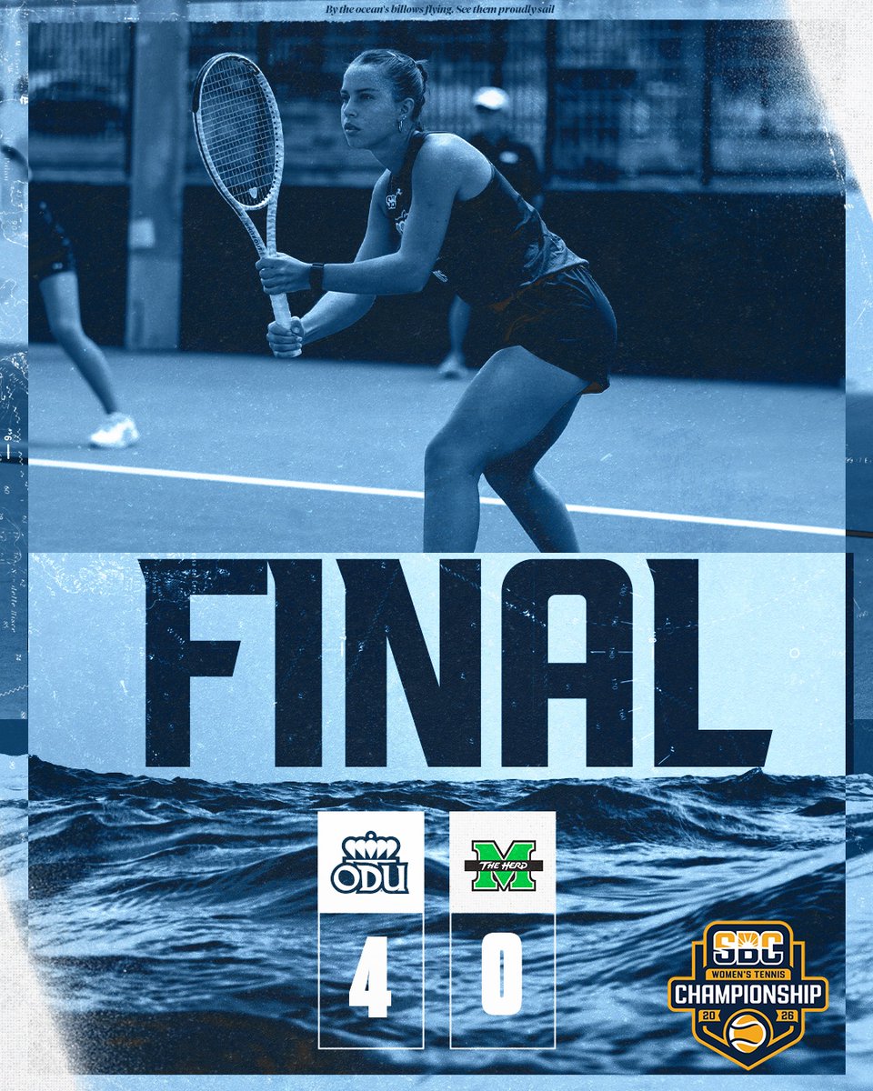 ODUWomensTennis's tweet photo. MISSION COMPLETE - SUN BELT CHAMPIONS 🏆💍

#ODUSports | #ReignOn | #Monarchs https://t.co/Q67kjBaSxr