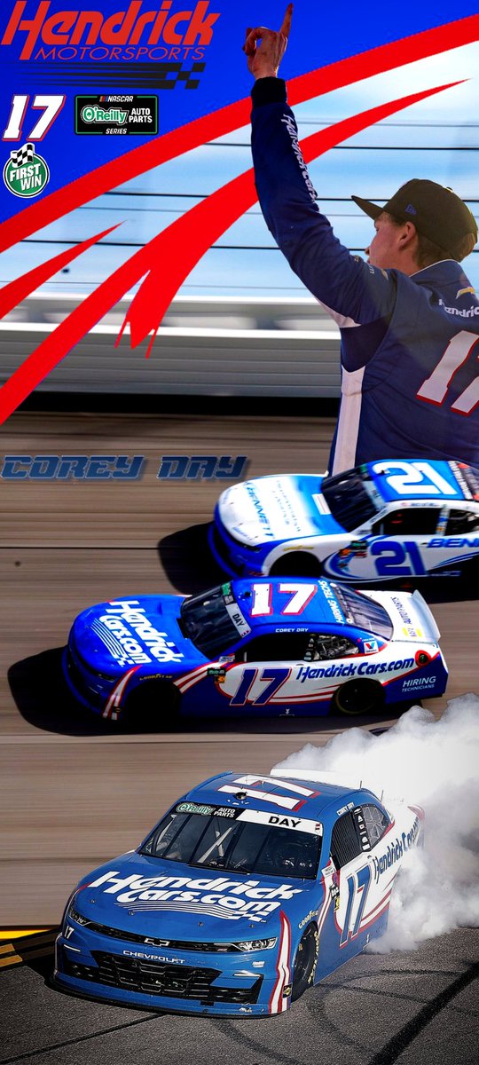CalCovs8's tweet photo. The DAY was his DAY! right place, right time, a perfect DAY!
@corey_day_ @TeamHendrick 

#CoreyDay #NASCAR #HendrickMotorsports #1stWin #OREILLY #HisDAY #PerfectDAY https://t.co/cypKFaYspr