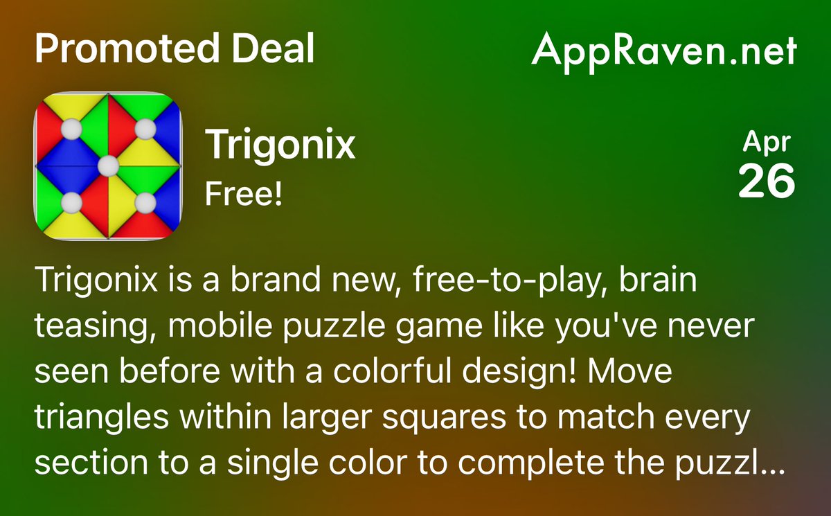 AppRaven: Apps Gone Free tweet media