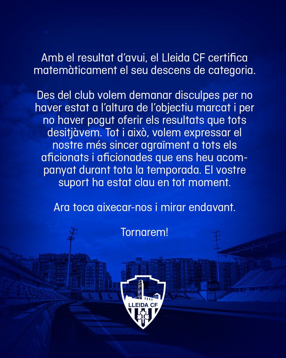 Lleida CF tweet media
