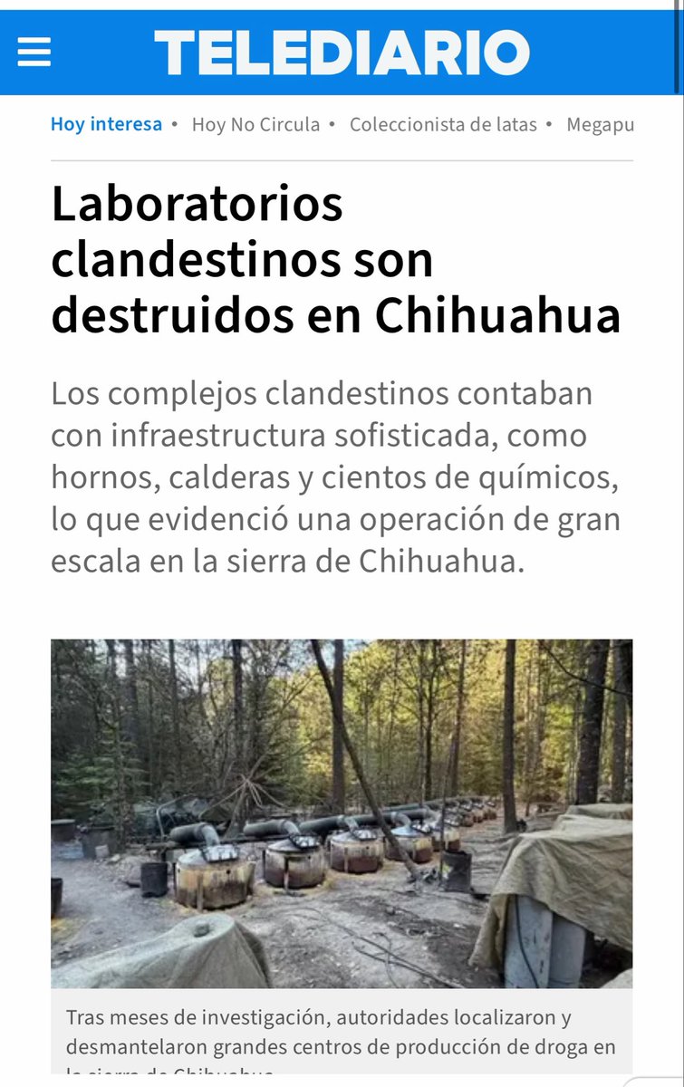 ¿Por qué Morena, y en particular Andrea Chávez, está tan, pero tan enojada por el desmantelamiento del narcolaboratorio en Chihuahua?

El operativo ocurrió en un municipio aislado, de esos donde la autoridad no entra, donde el Estado no manda y donde el control real lo tiene el