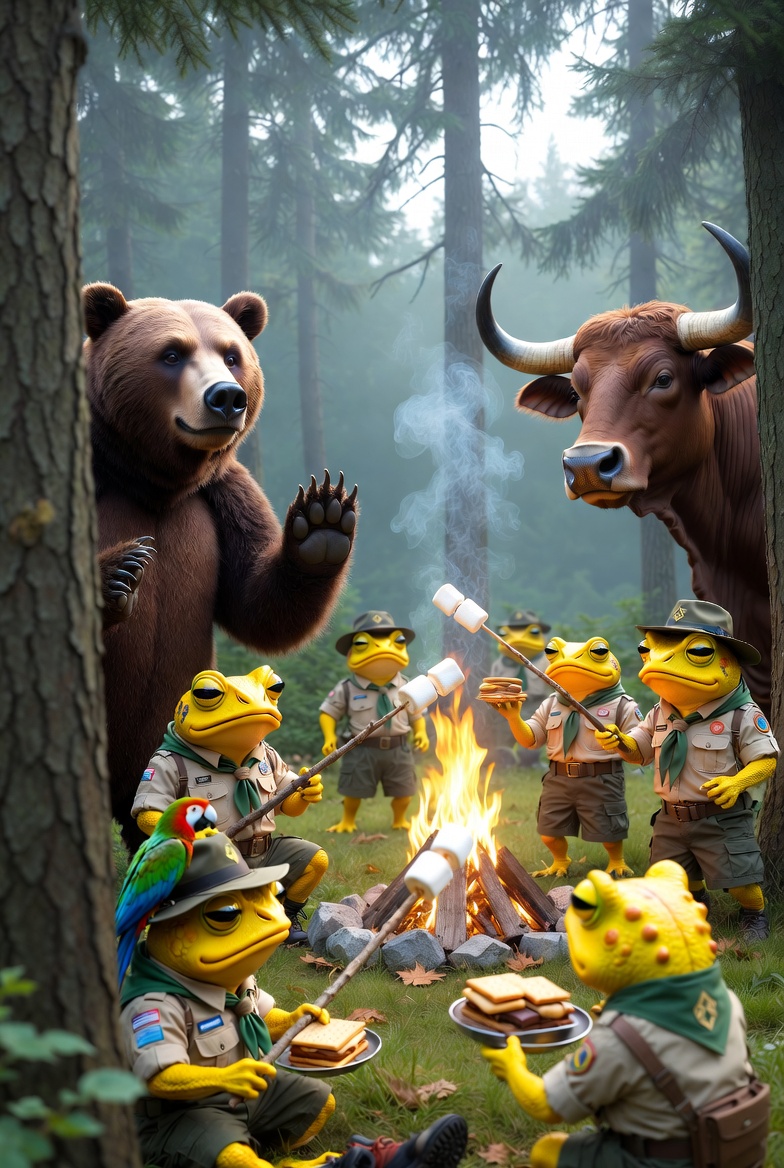 CedJackson6's tweet photo. The $Turbo
#turboScouts camping to help with the
#turboToadtokenWorldrecord
#crypto #bulls and #bears invited @TurboToadToken https://t.co/XPa8A31QMo