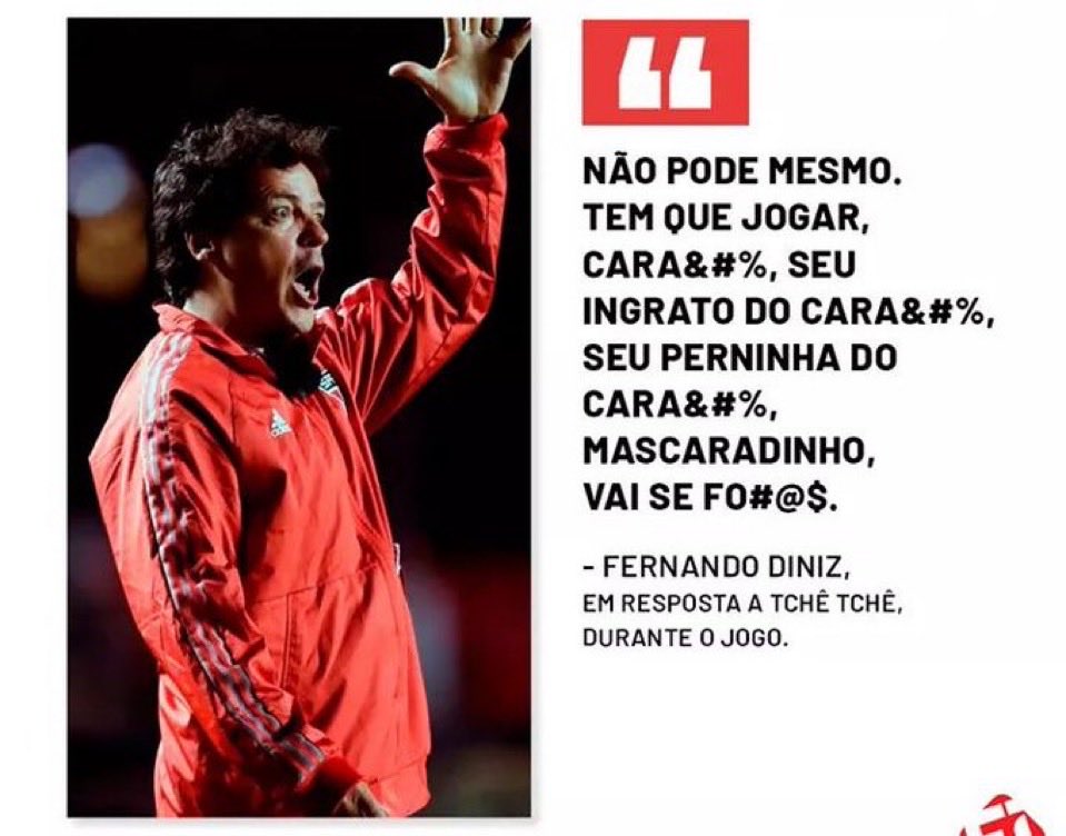 Sobre o atleta Tchê Tchê, eu penso que: