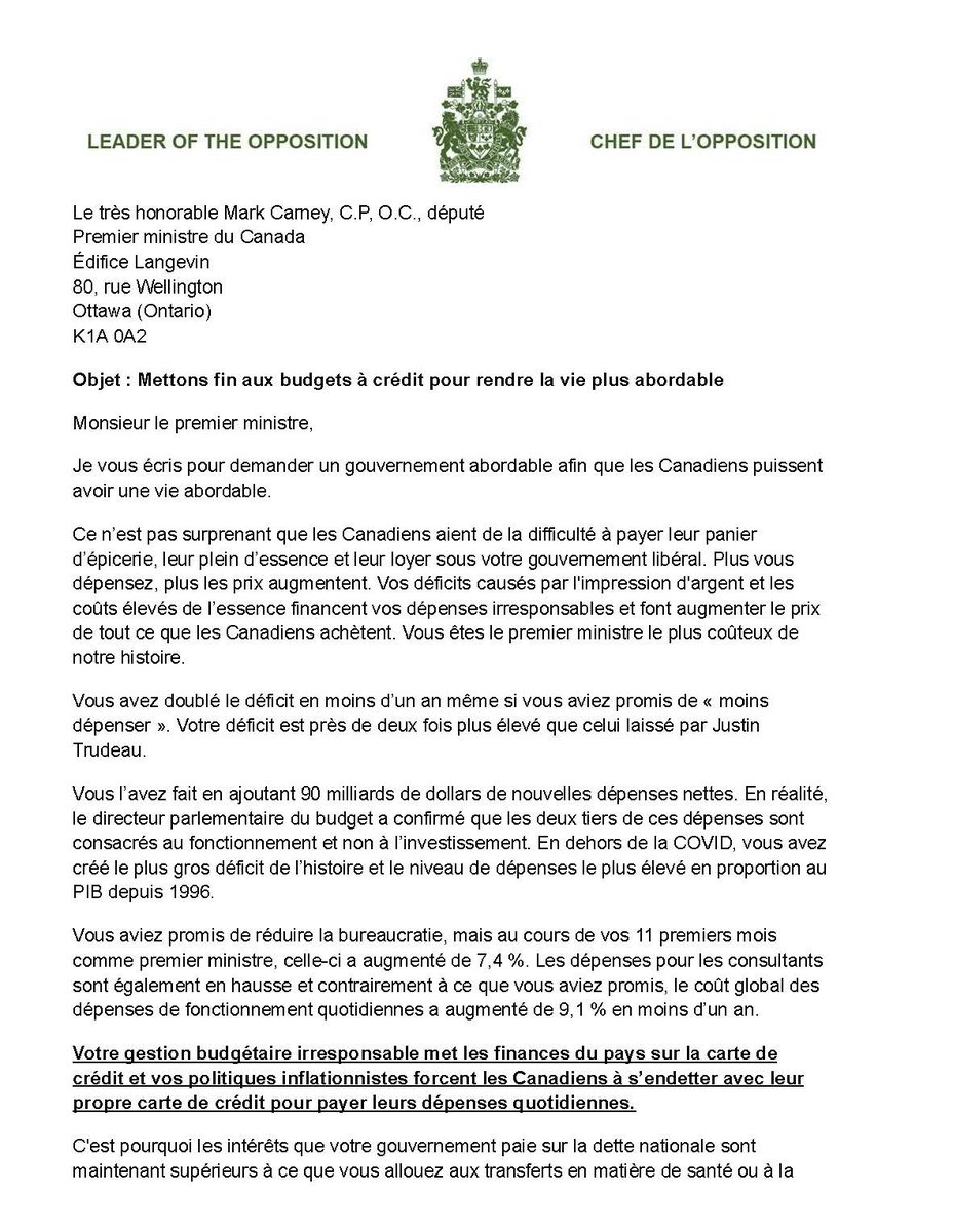 Pierre Poilievre tweet media