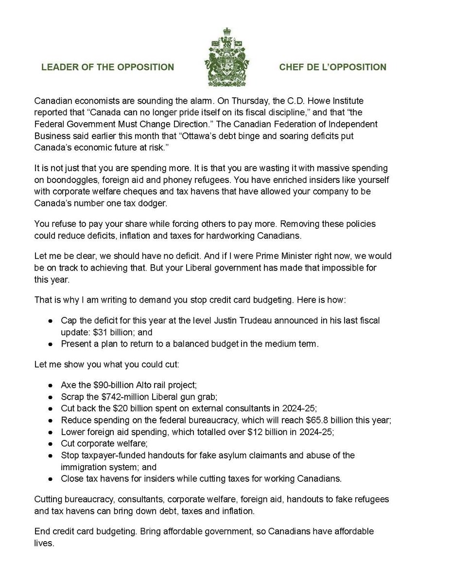 Pierre Poilievre tweet media