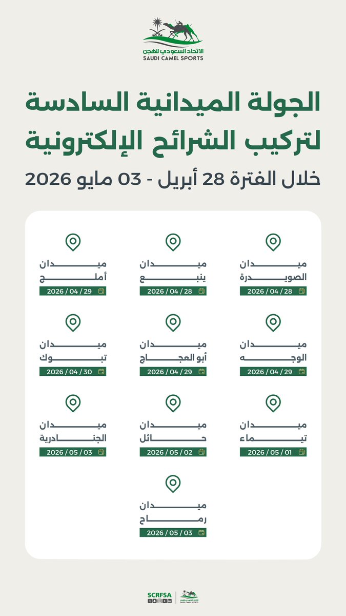 الاتحاد السعودي للهجن tweet media