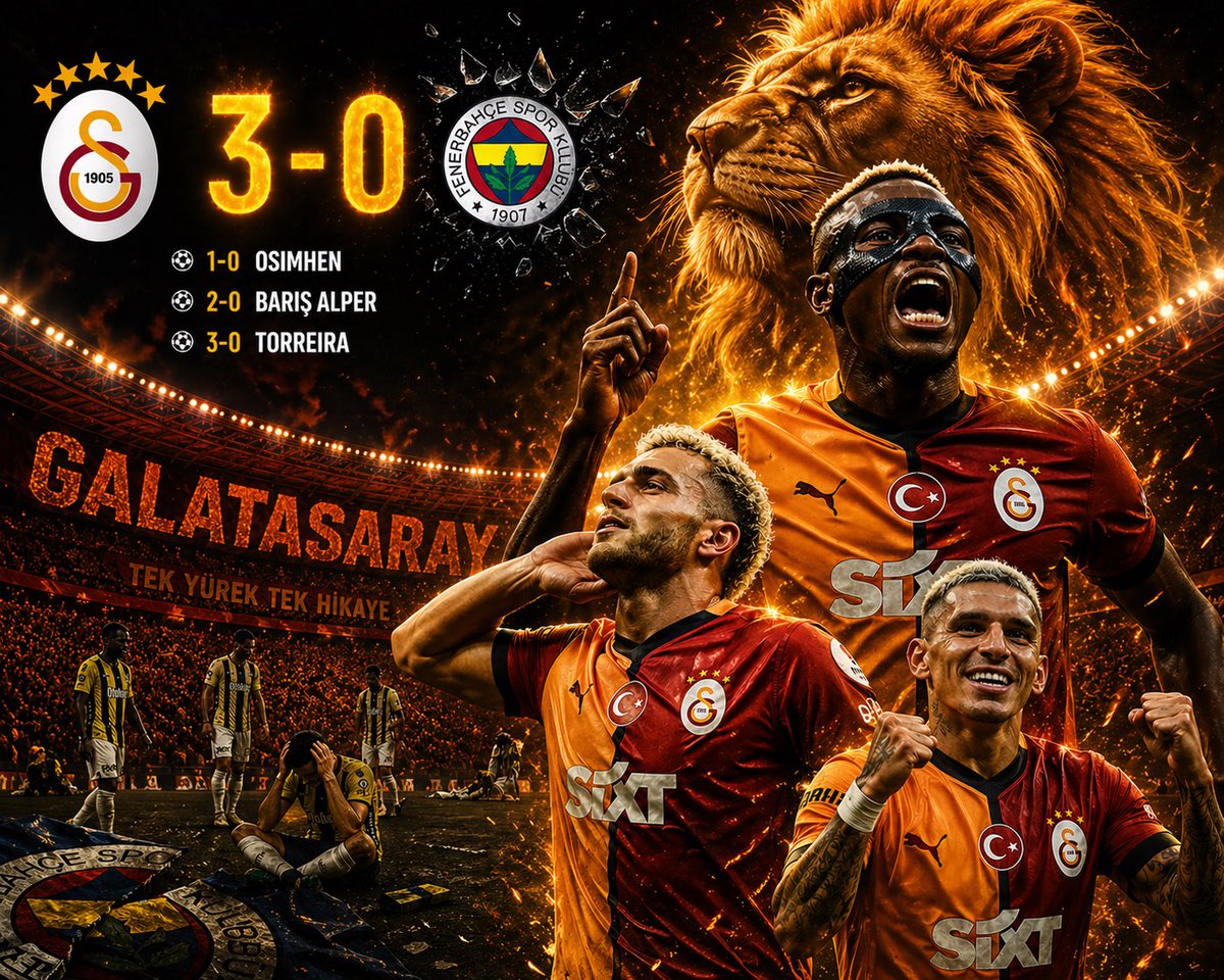 Şampiyon GALATASARAY yazdıracağız
#Galatasaray