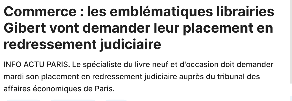 Philocognitif's tweet photo. Tremblement de terre dans le monde de la librairie parisienne et française !!!! 😮😮😮
#Gibert
https://t.co/fdfNvtK5Tt https://t.co/YEgRLrTnng