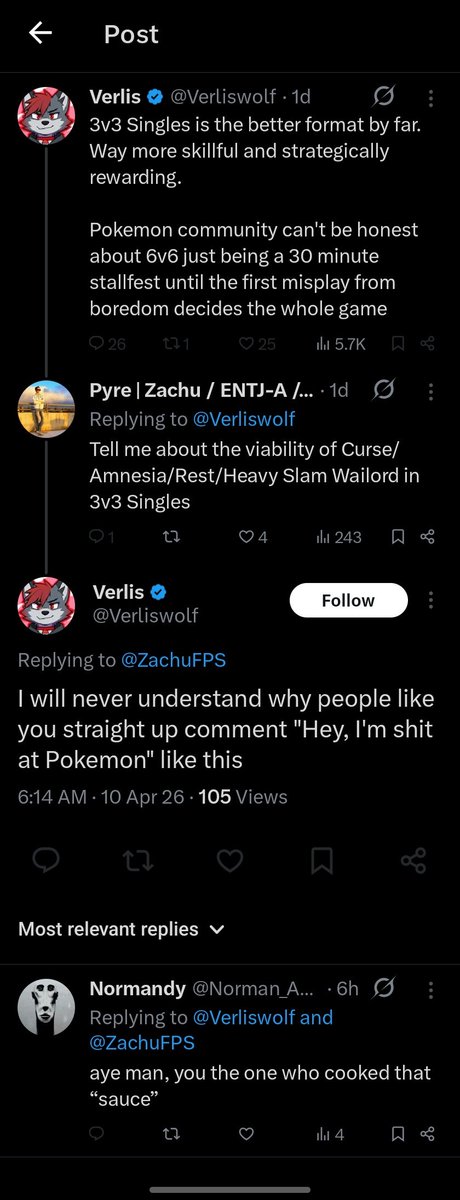 Pyre | Zachu / ENTJ-A / ➡️ Thundurus Propagandist tweet media