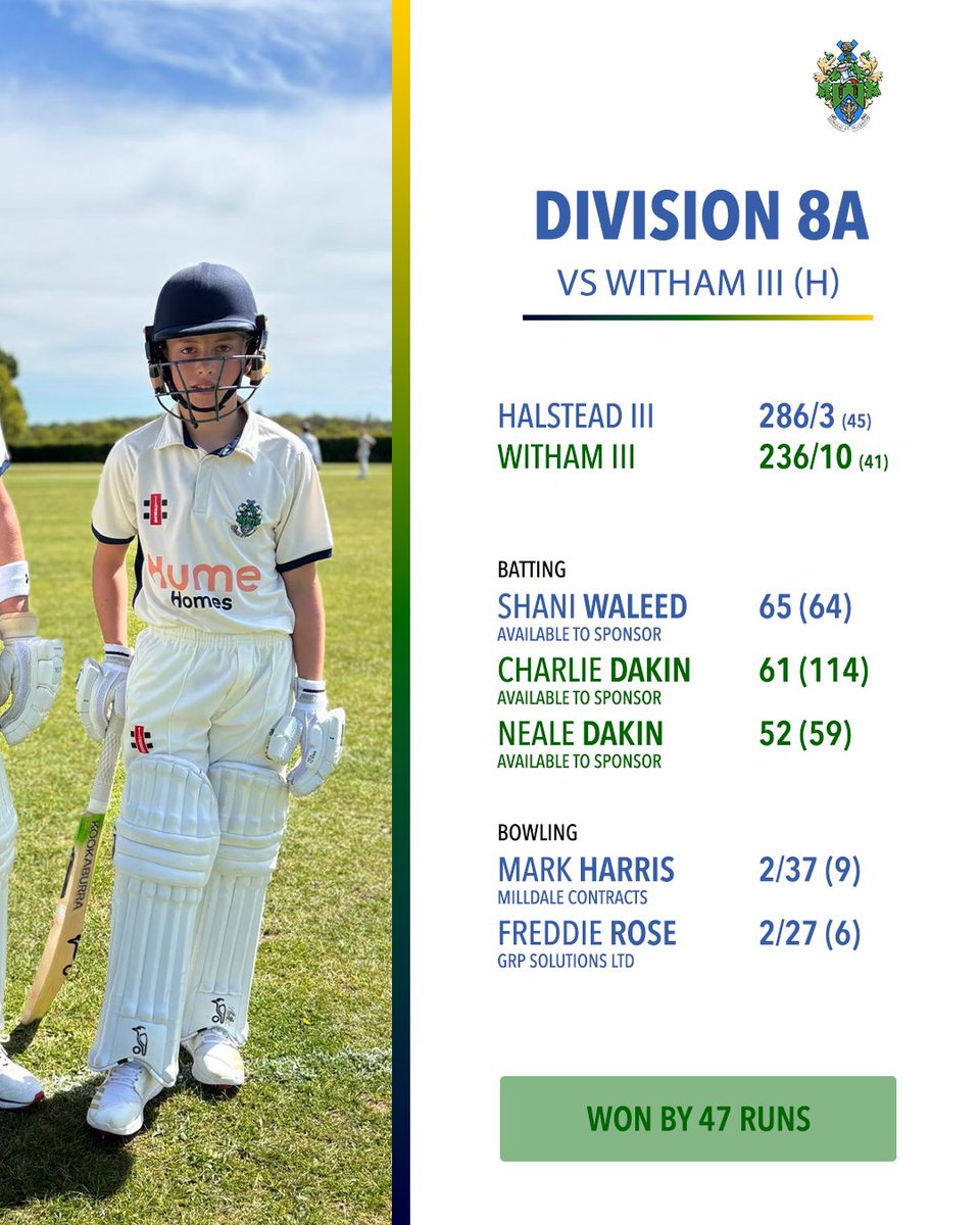 Halstead Cricket Club tweet media
