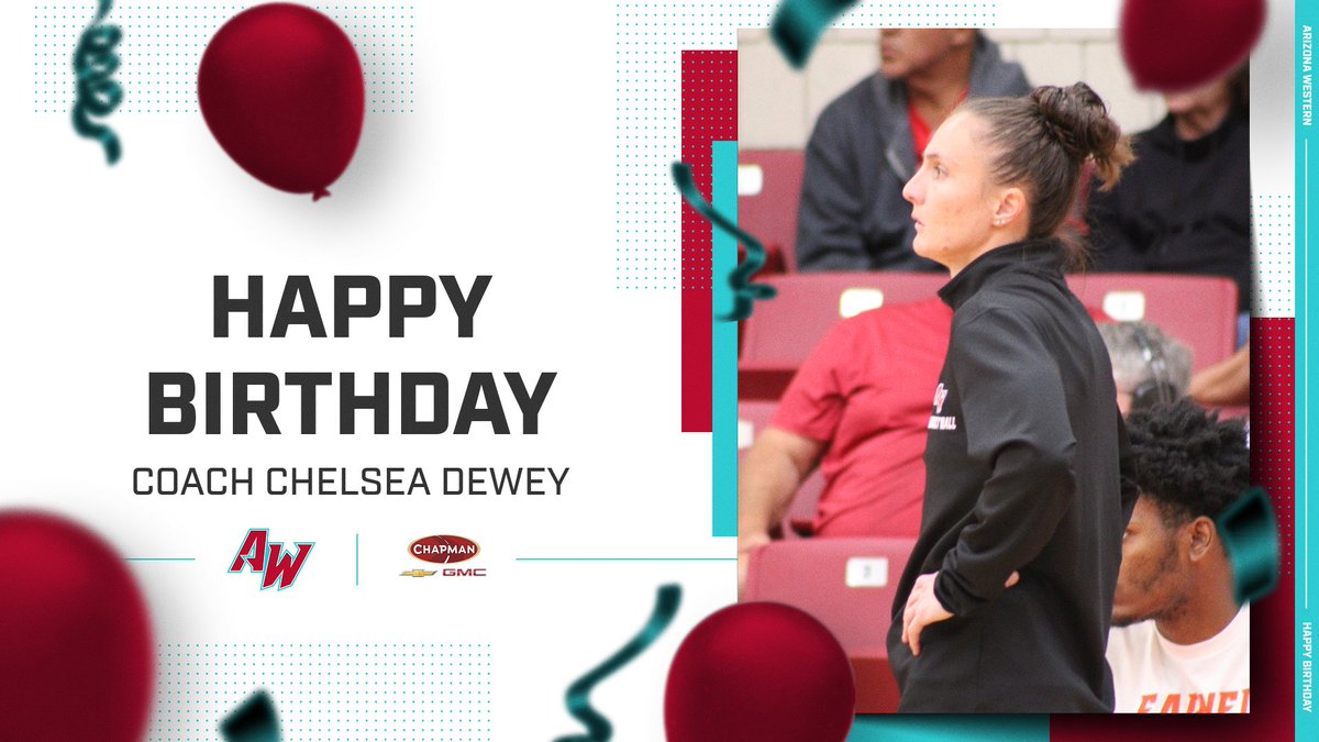 AWCMatadors's tweet photo. Happy Birthday to Coach Chelsea Dewey! 🎉 Thank you for your leadership and dedication to the Lady Matadors! #GoMatadors #ForTheW https://t.co/f6ODyth1QO