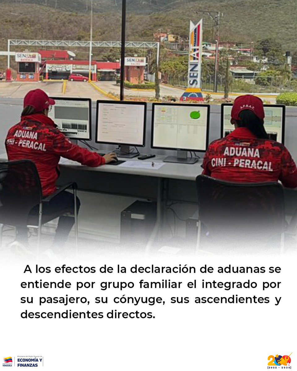 SENIAT_Oficial's tweet image. El grupo familiar a efectos de la declaración de aduanas 🇻🇪❤️

Está conformado por el pasajero, su cónyuge y sus familiares directos (ascendientes y descendientes).

#Seniat #Venezuela