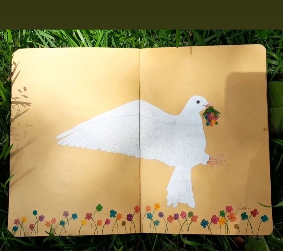 Más arte menos violencia..

Tu paz 🙏🕊⚘️
#paloma #art #dibujo #colombia