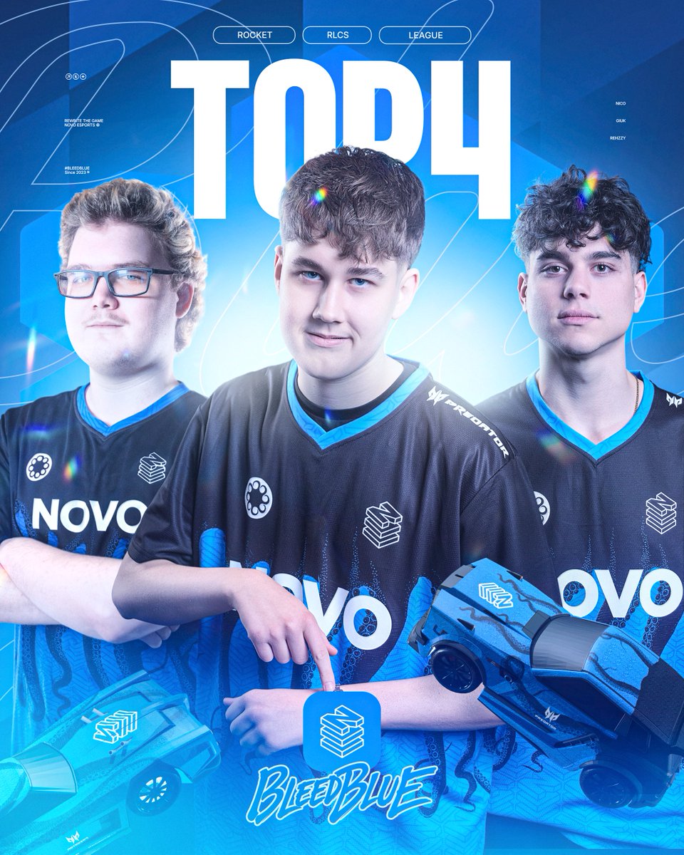 NOVOEsports's tweet image. Top 4 for the boys 🔥

@Nico_RL_
@giu_DL06
@rehzzy363

They gave it their all during this tournament. We’re so proud of them and what they showed 💙

See you in the LCQ 🫡

#NOVOEsports #BleedBlue @RLEsports