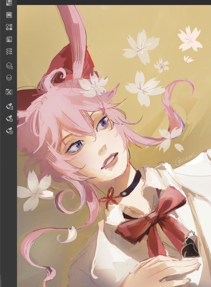 ssuumine's tweet photo. 🌸🌸 #Evanescia #HonkairStarRail https://t.co/7K18T1HBij