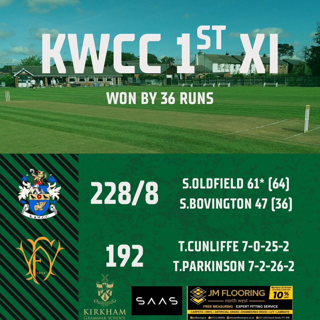 Kirkham & Wesham CC tweet media