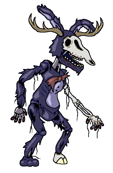 fnaf characters but they're cryptids