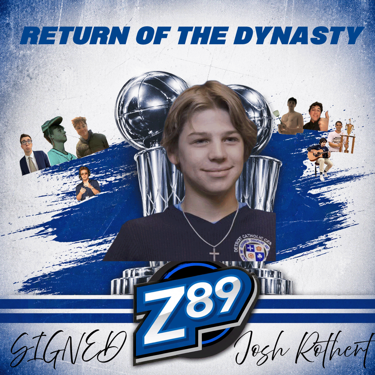 WatsonCupChamps's tweet photo. Welcome to the Dynasty,@joshrothert.

This guy single-handedly saved the @CitrusTVSports social media team but wants to get as far away from that disaster as possible.

#ReturnOfTheDynasty #ColinSmith https://t.co/cWNRSEi449