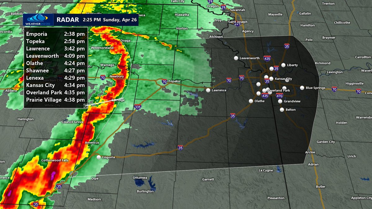 Gooooooood afternoon. A line of strong to severe thunderstorms is ...