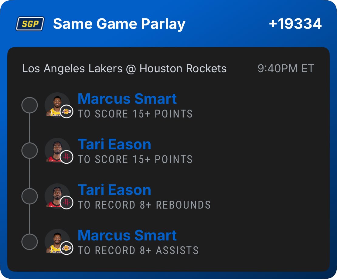 Project Parlay 🎯 tweet media