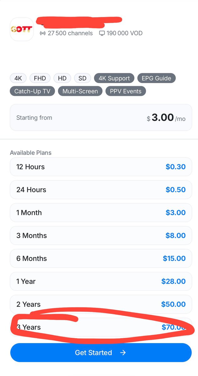 tres_implique's tweet photo. Ceux qui veulent se lancer dans l’achat revente d’ I P T V j’ai trouvé un site de BZ !!

3 ans d’iptv pour 65€ carrément 😂 merci les chinois vreuumeeent les revendeurs en sueur 🥵 https://t.co/ySoaAPmlyJ