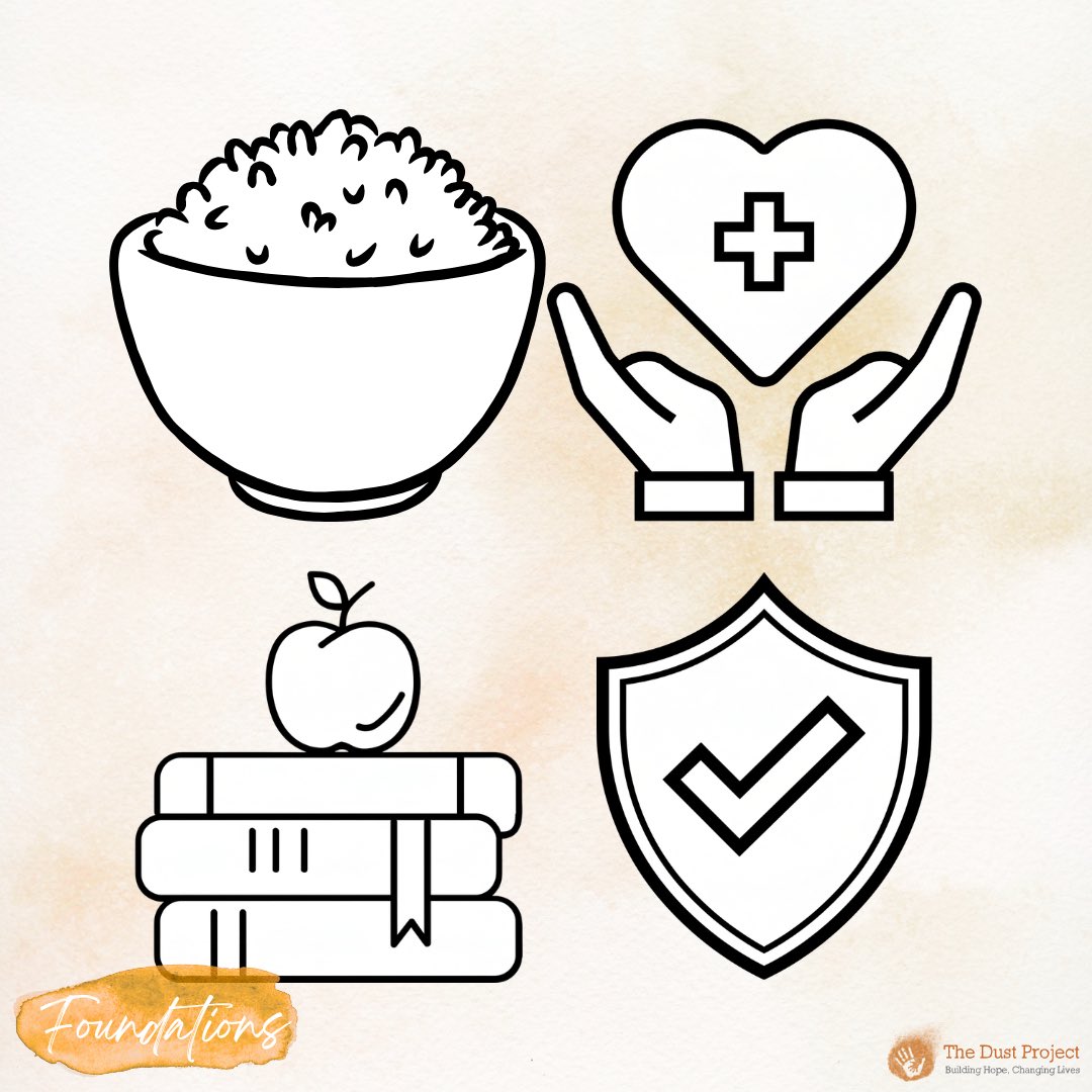 the_dustproject's tweet photo. Foundations of Hope.

For every child we support, hope is built on four essentials:
Food. Healthcare. Education. Safety.

These are the foundations that help a child grow, learn, and dream - and together, we’re making them stronger every day. https://t.co/wjWMqTvyFb