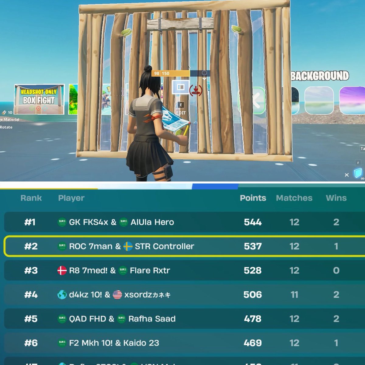 Fortnite Comp Report tweet media